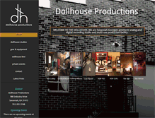 Tablet Screenshot of dhouseproductions.com